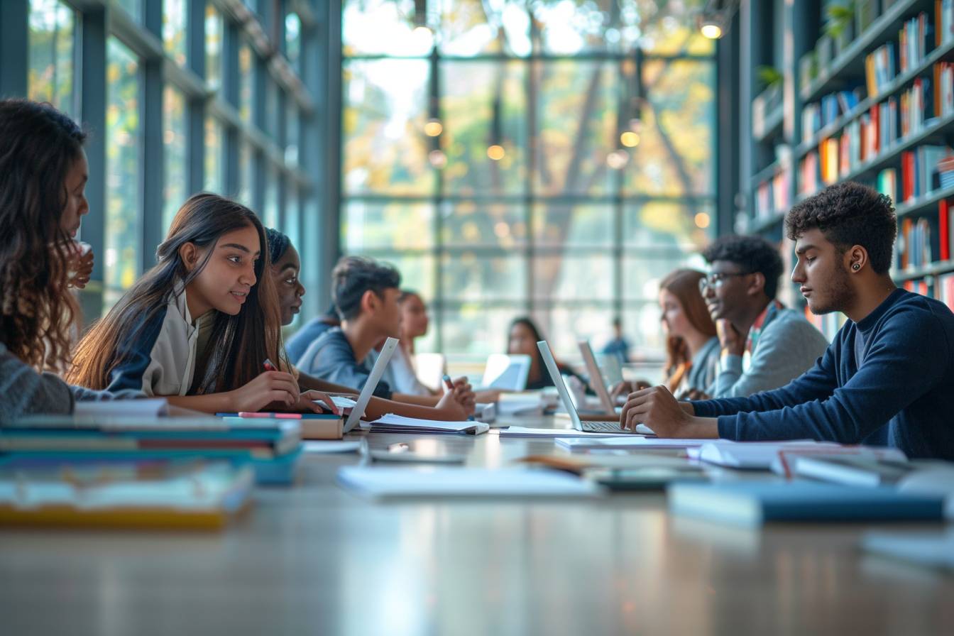 Étudiants en management découvrent l'école ESAM Paris  
Séance d'orientation pour le Bachelor à l'ESAM Paris